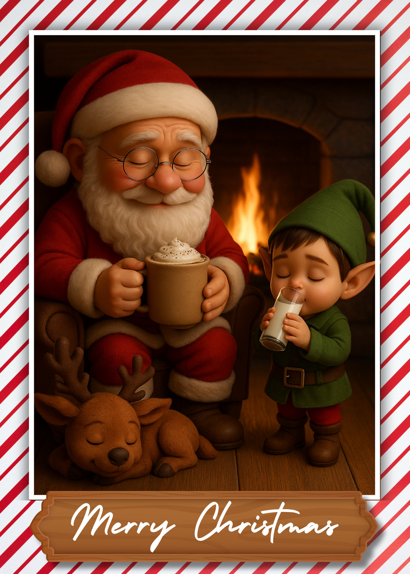 Cozy Christmas Card Page 1