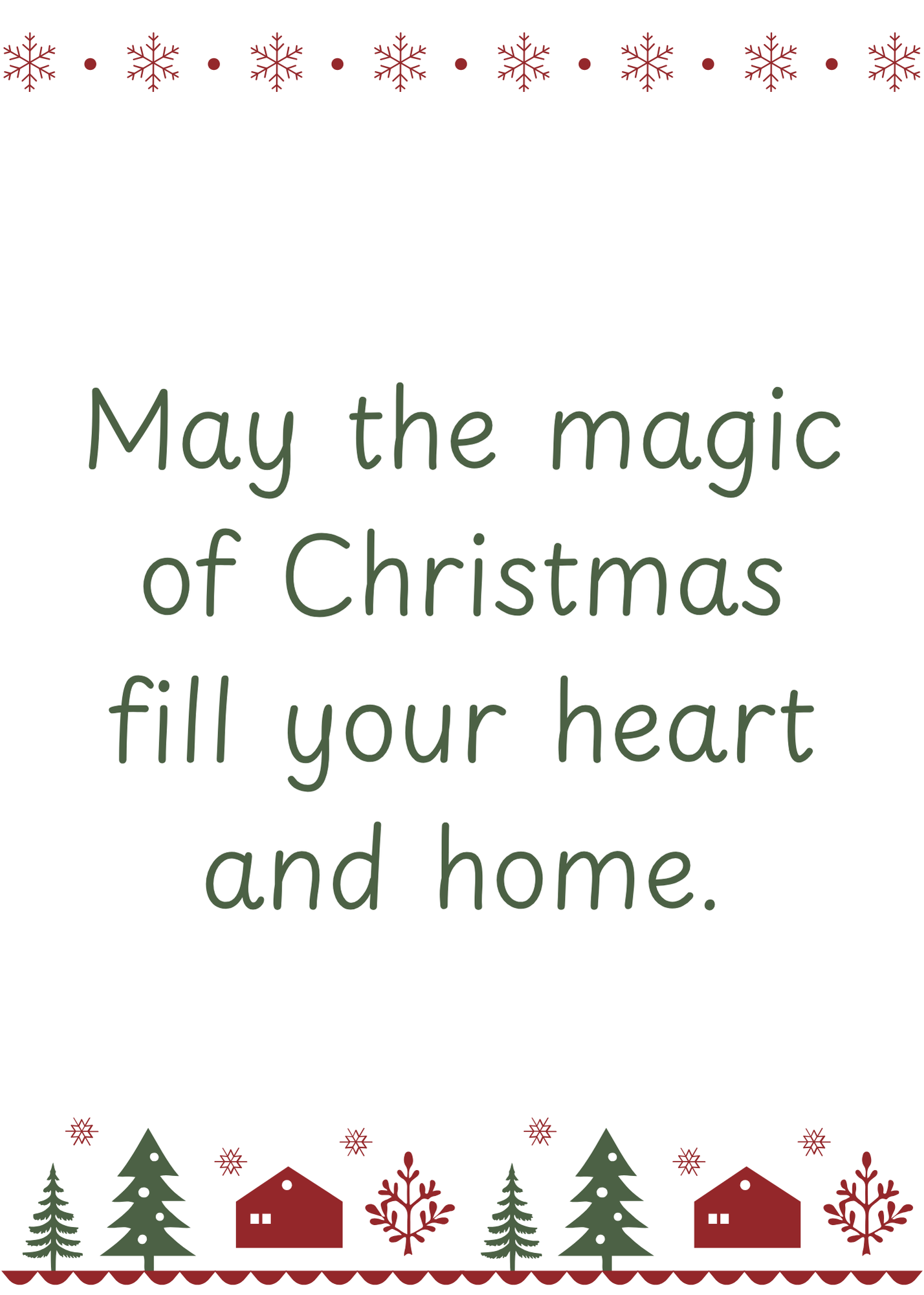 Cozy Christmas Card Page 2