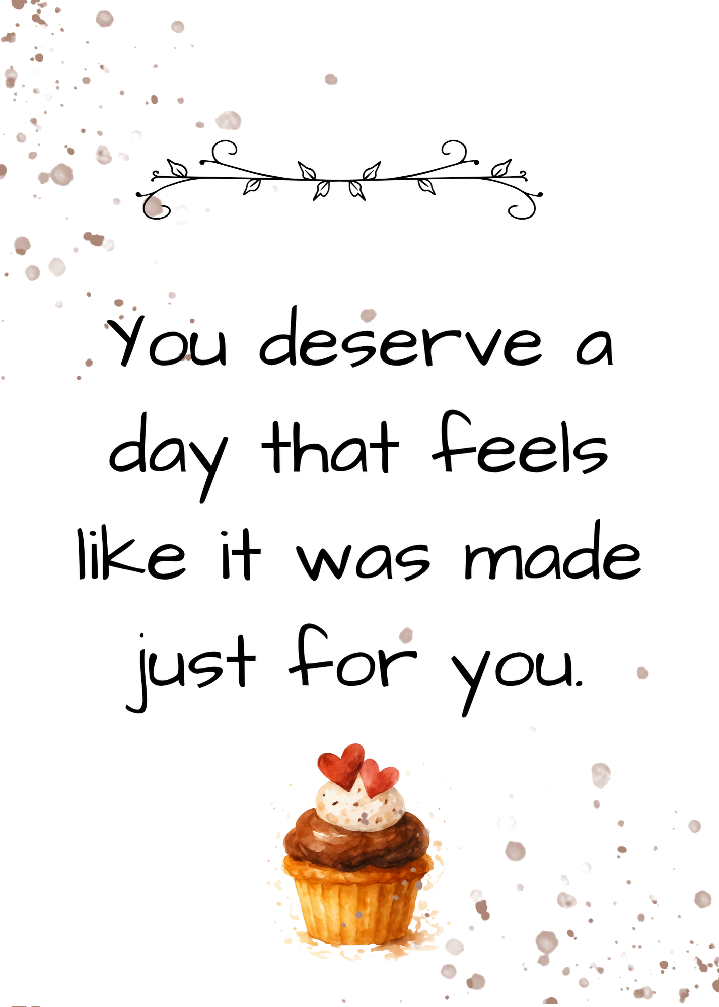 Cupcake Birthday Card Page 2