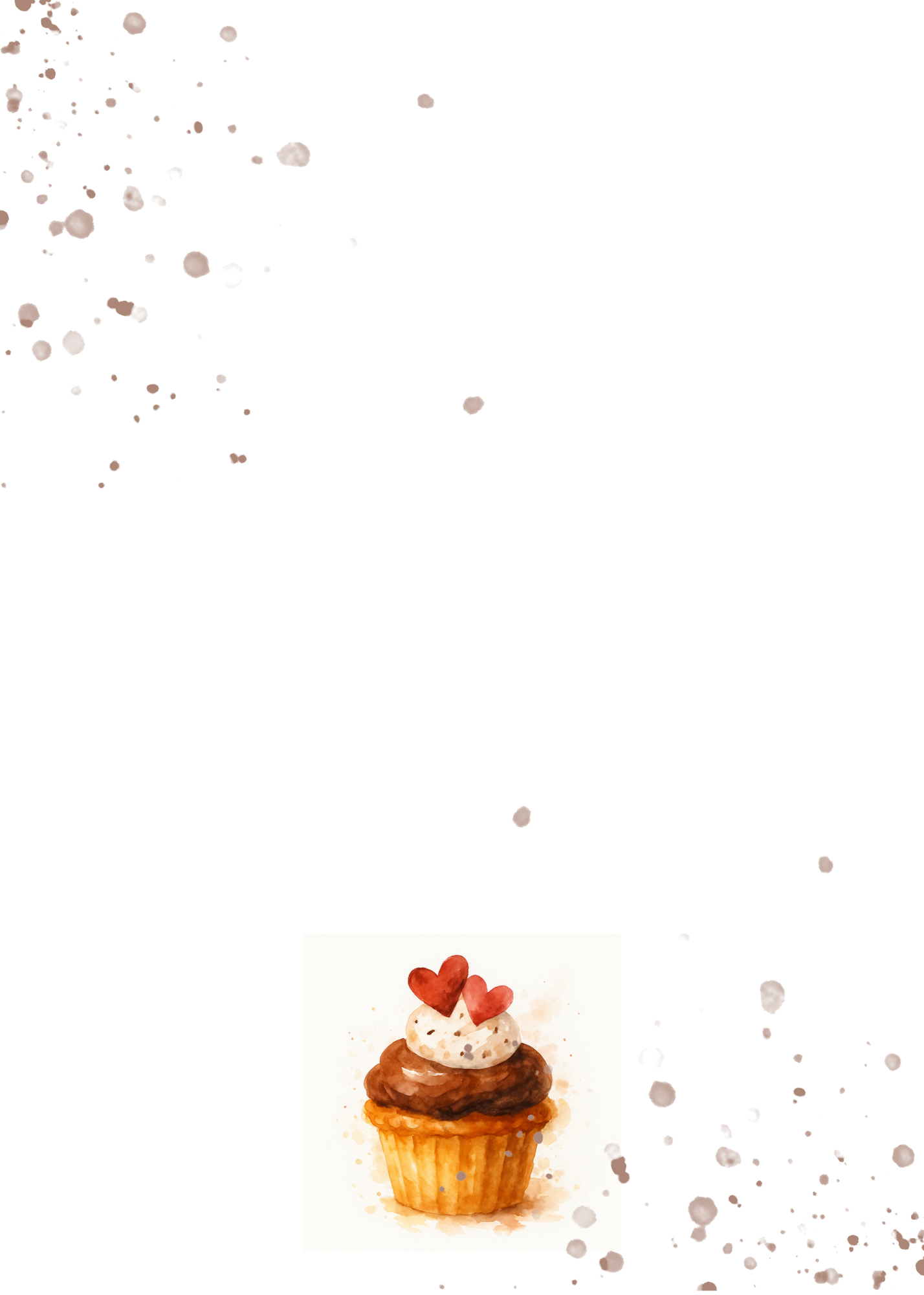 Cupcake Birthday Card Page 3