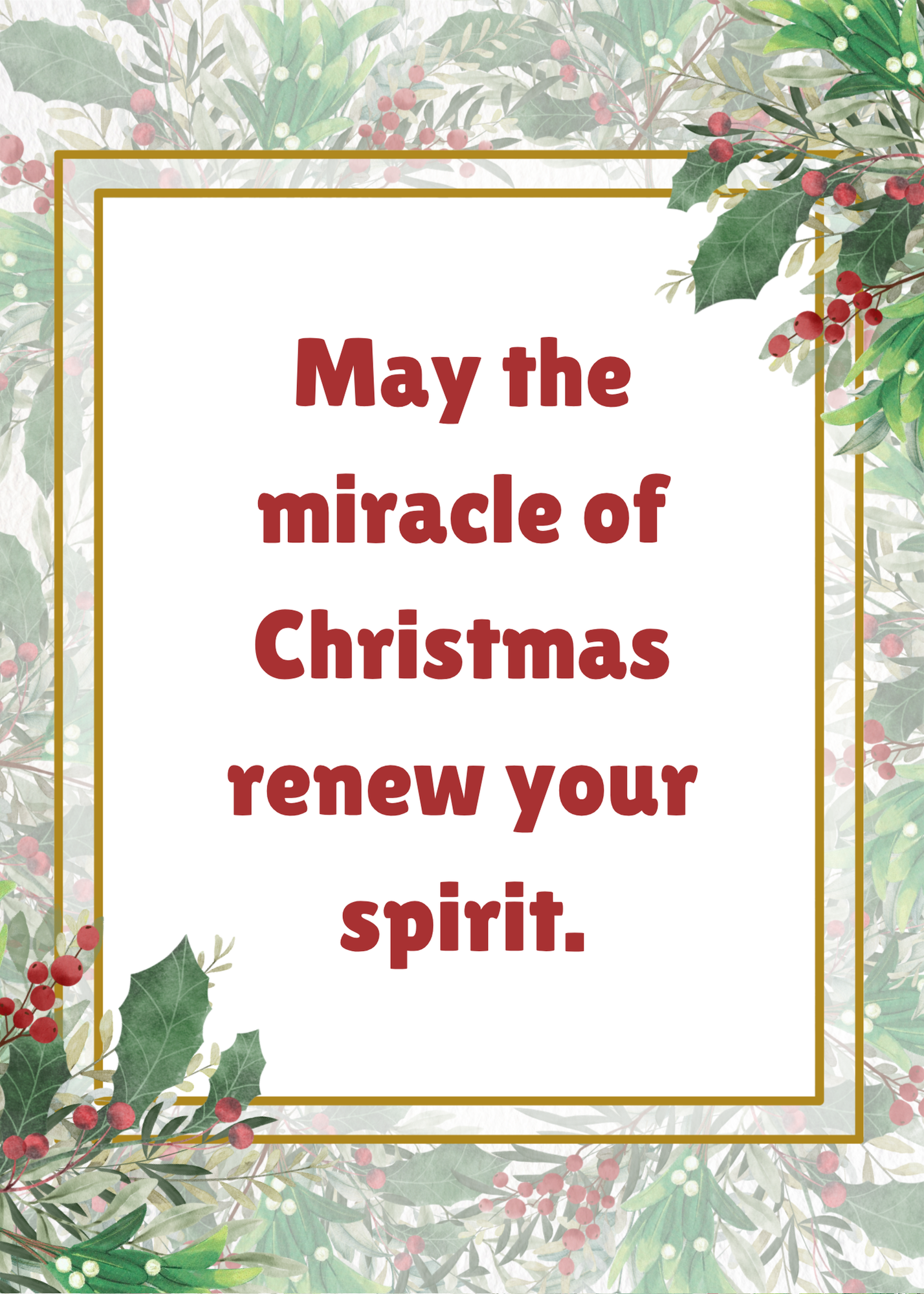 Elegant Christmas Card Page 2