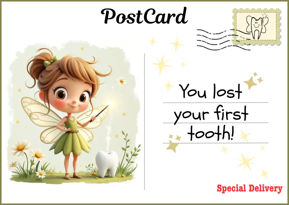Toothfairy - free postcard