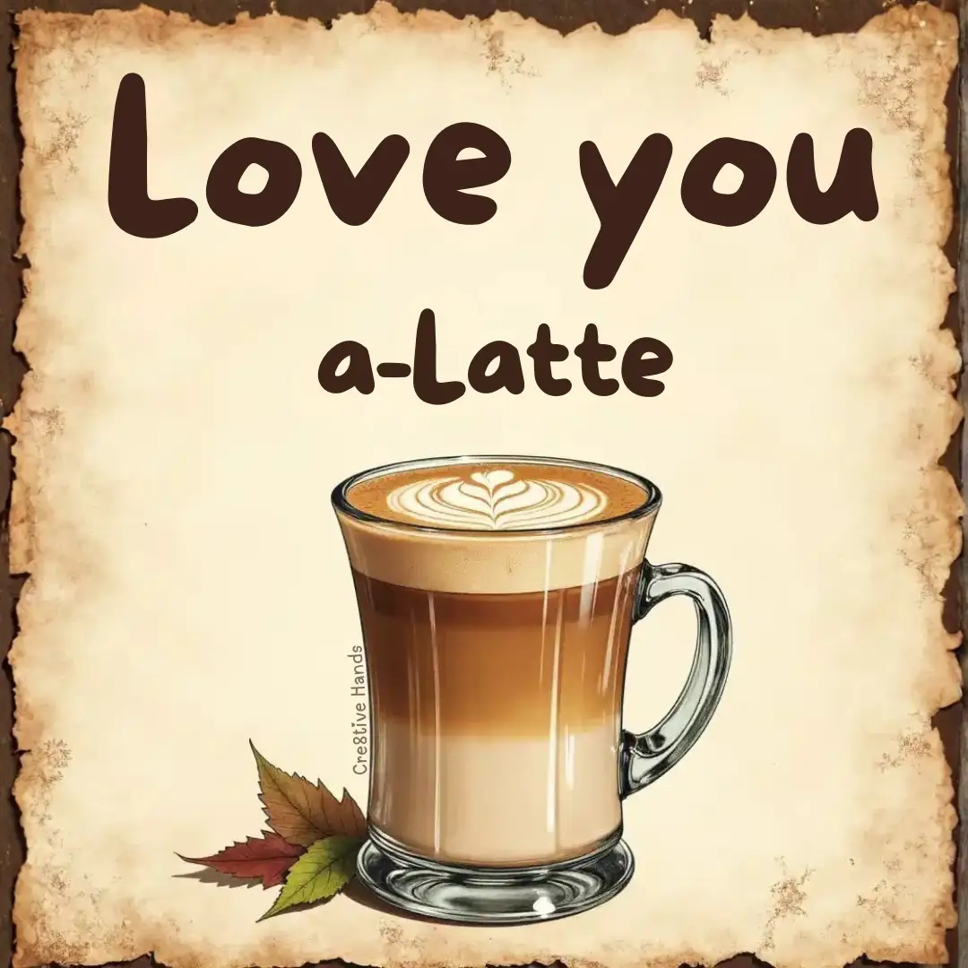 Love You A-Latte Poster