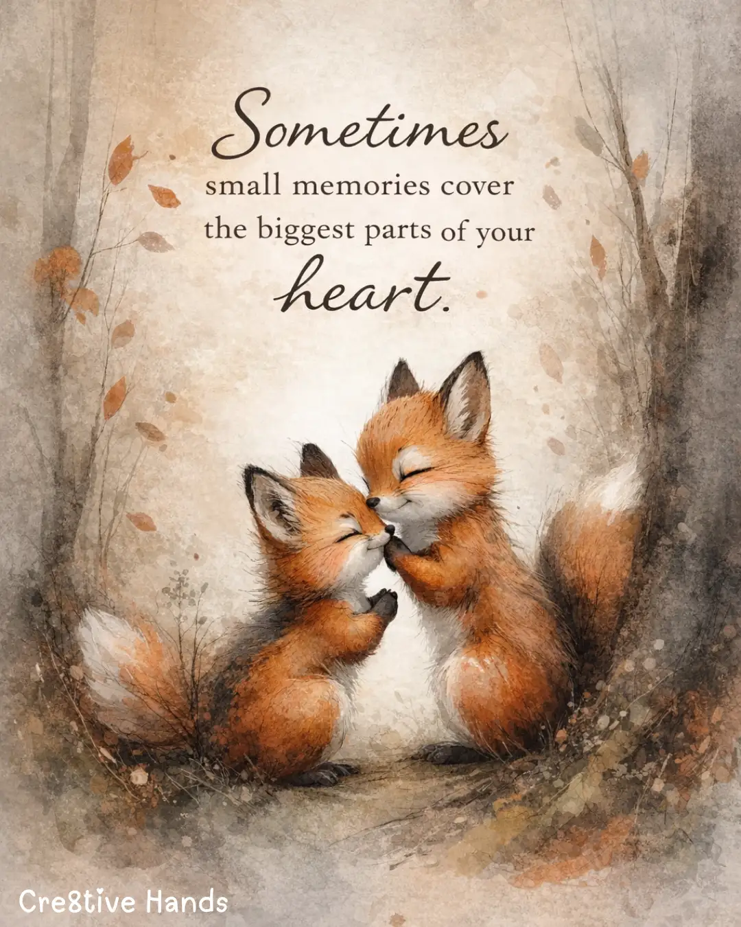 Small Memories Big Heart Poster
