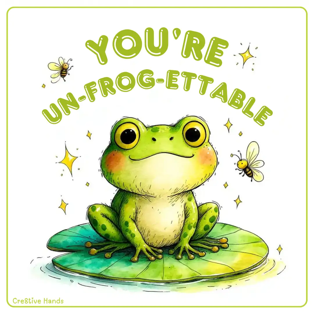 You’re Un-frog-ettable Poster