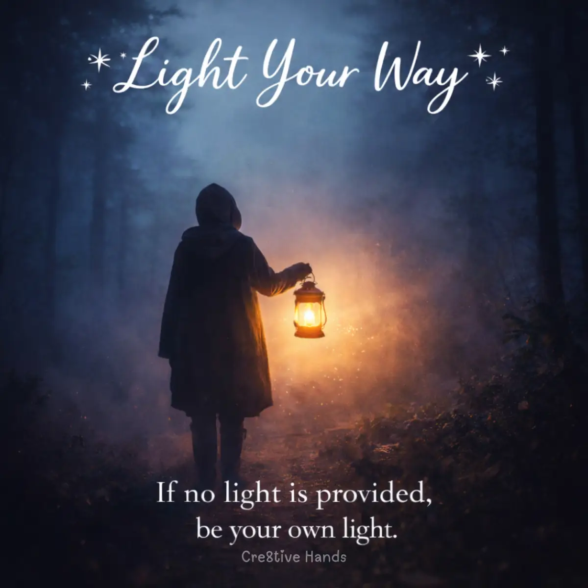Light Your Way Positive Poster